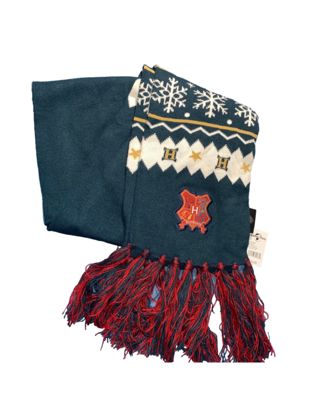Women's Universal Studios Harry Potter Wizarding World Red Knit Scarf NWT